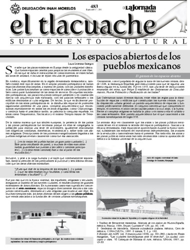 El Tlacuache Núm. 483 (2011)