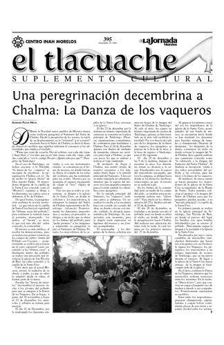 El Tlacuache Núm. 395 (2009)