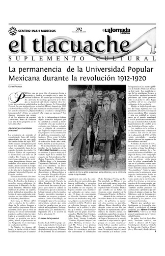 El Tlacuache Núm. 392 (2009)