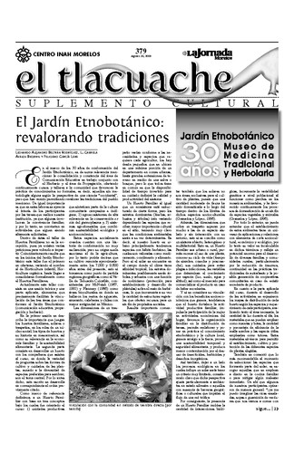 El Tlacuache Núm. 379 (2009)