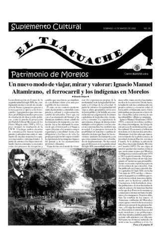 El Tlacuache Núm. 35 (2002)