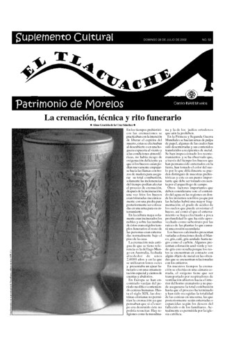 El Tlacuache Núm. 52 (2002)