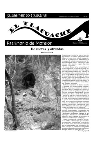 El Tlacuache Núm. 62 (2002)