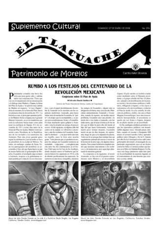 El Tlacuache Núm. 296 (2008)