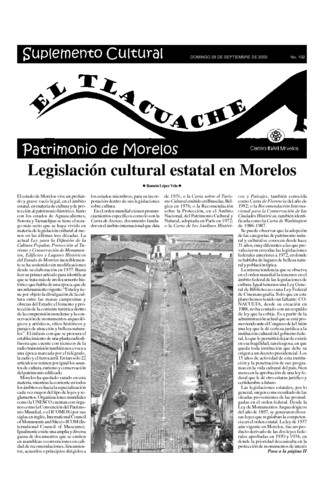 El Tlacuache Núm. 102 (2003)
