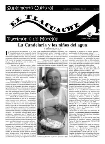 El Tlacuache Núm. 156 (2005)