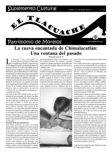 El Tlacuache Núm. 160 (2005)
