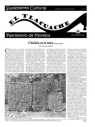 El Tlacuache Núm. 272 (2007)