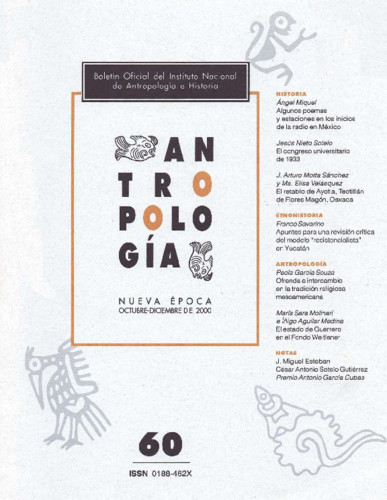 Antropología Núm. 60 (2000) Misceláneo