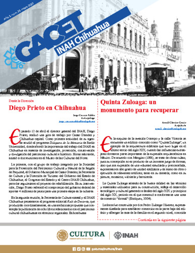 GacetINAH Chihuahua Núm. 23 (2022)
