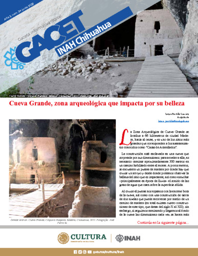 GacetINAH Chihuahua Núm. 24 (2022)