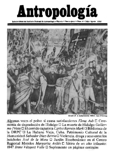 Antropología Núm. 4 (1985) Actividades del INAH