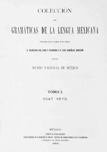 Anales del Museo Nacional de México. Apéndices (1904) Primera Época (1877-1903)