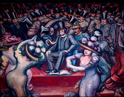Porfirio Díaz y su gabinete