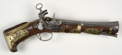 Pistola trabuco de chispa