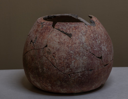 Vasija ceramica, fase locona y ocos, paso la amada, Mazatán.