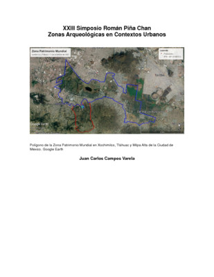 Acciones para la investigación y protección del sitio arqueológico Cuahilama-Piedra Larga, Xochimilco