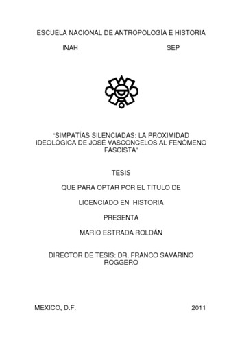 Simpatías silenciadas: la proximidad ideológica de José Vasconcelos al fenómeno fascista