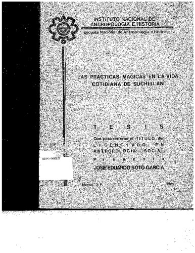Las prácticas mágicas en la vida cotidiana de Suchitlán