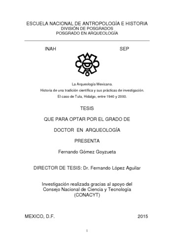 La arqueología mexicana