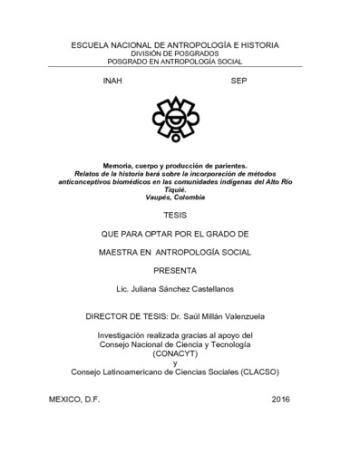 Memoria, cuerpo y producción de parientes