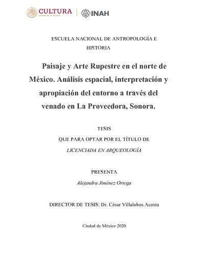 Paisajes y artes rupestres en el norte de México