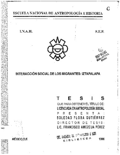 Interacción social de los migrantes