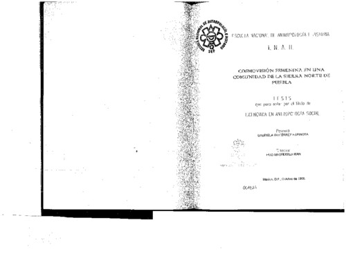 Cosmovisión femenina en una comunidad en la sierra norte de Puebla