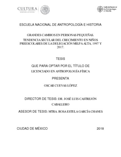 Grandes cambios en personas pequeñas.
