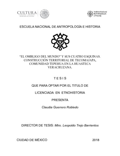 El ombligo del mundo y sus cuatro esquinas