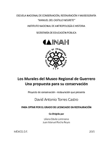 Los Murales del Museo Regional de Guerrero. Una propuesta para su conservación