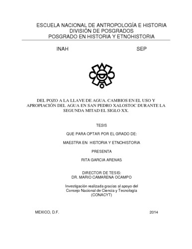 Del pozo a la llave del agua