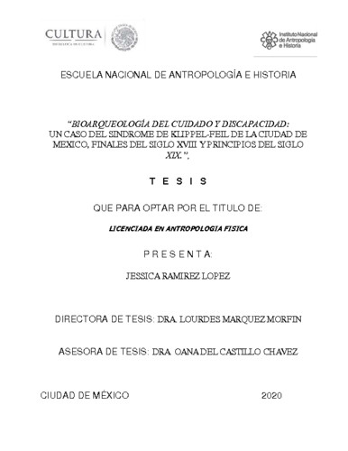 Bioarqueología del cuidado y discapacidad