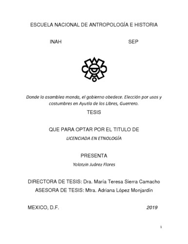 Donde la asamblea manda, el gobierno obedece