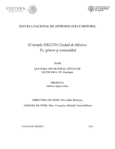 El templo ISKCON Ciudad de México