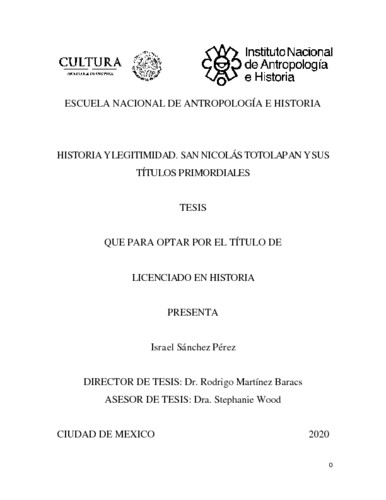 Historia y legitimidad