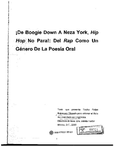 ¡De boogie down a Neza York, Hip Hop no para!