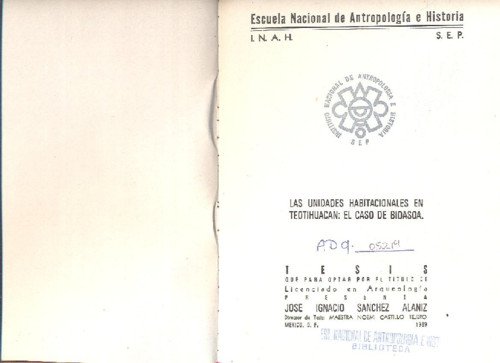 Las unidades habitacionales en Teotihuacán