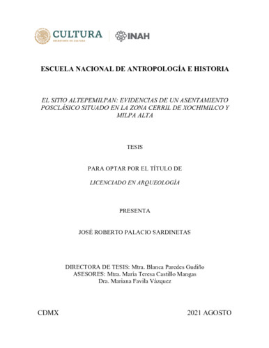 El sitio Altepemilpan