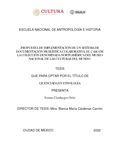 Propuesta de implementación de un sistema de documentación museística colaborativa