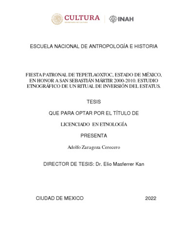 Fiesta patronal de Tepetlaoxtoc, Estado de México, en honor a San Sebastián Mártir 2000-2010