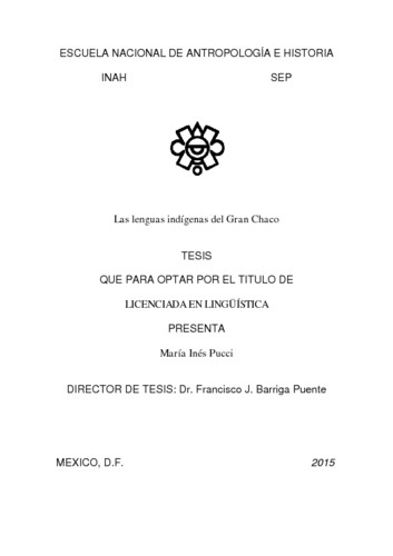 Las lenguas indígenas del Gran Chaco