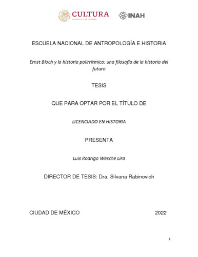 Ernst Bloch y la historia polirrítmica