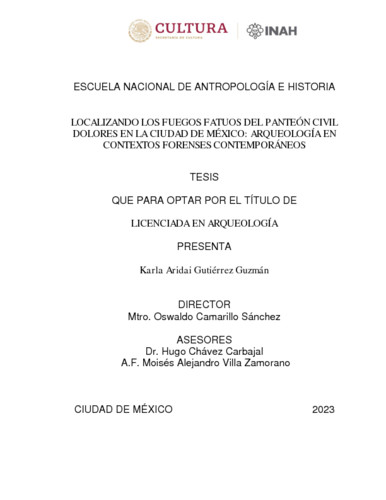 Localizando los fuegos fatuos del Panteón Civil Dolores en la Ciudad de México