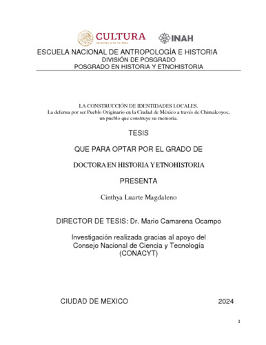 La construcción de identidades locales