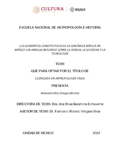Los elementos constitutivos de la genómica médica en México