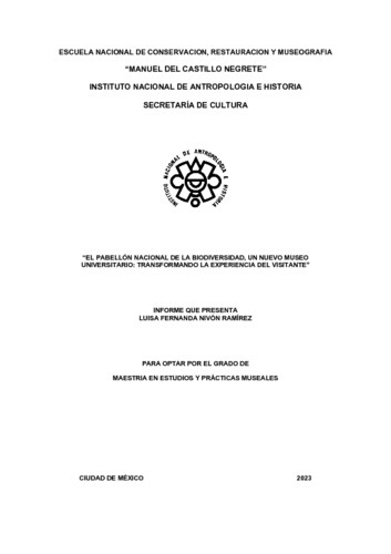 El Pabellón Nacional de la Biodiversidad, un nuevo museo universitario