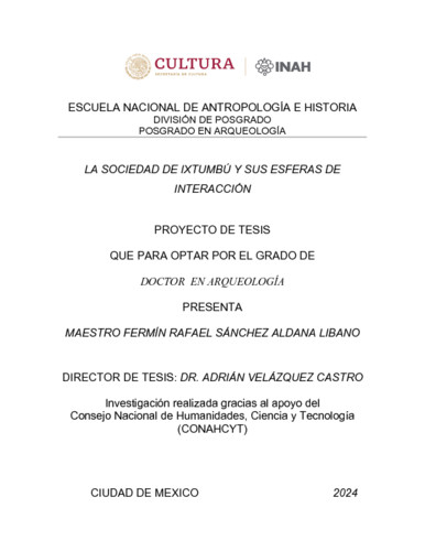 La sociedad de Ixtumbú y sus esferas de interacción
