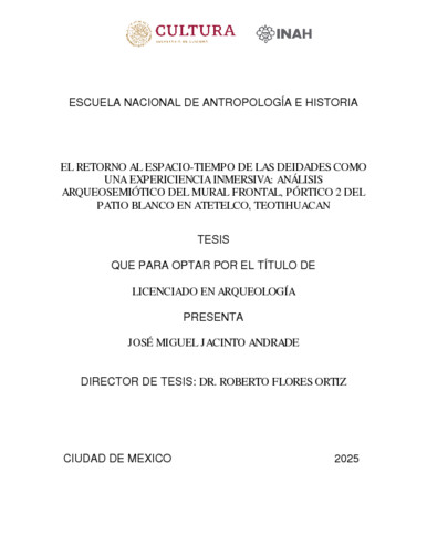 El retorno al espacio-tiempo de las deidades como una experiencia inmersiva
