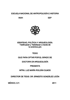 Identidad, política y arqueología